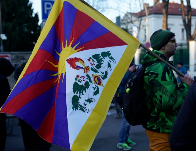 Den Tibetu 2022: Shromáždění před čínskou ambasádou