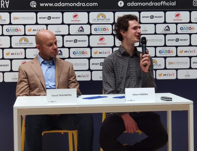 Čím bouřlivější atmosféra, tím lepší, vyhlíží lezec Ondra evropský šampionát v pražských Letňanech
