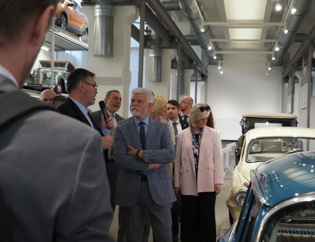 Prezidentský pár navštívil střední Čechy, zajímaly ho problémy kraje